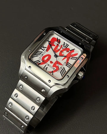 Custom Hustler Watch Santos Style