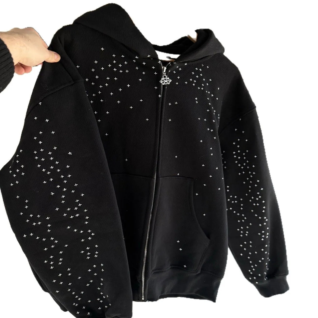 Cropped Star Hoodie