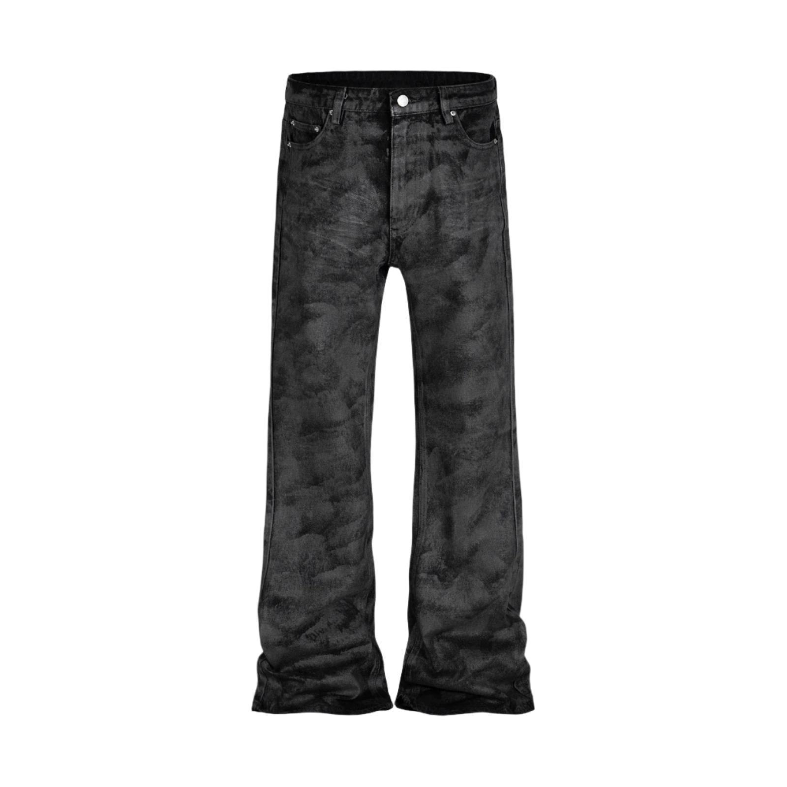 Black jeans on a white background