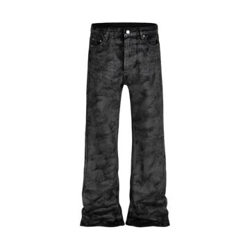 Black jeans on a white background